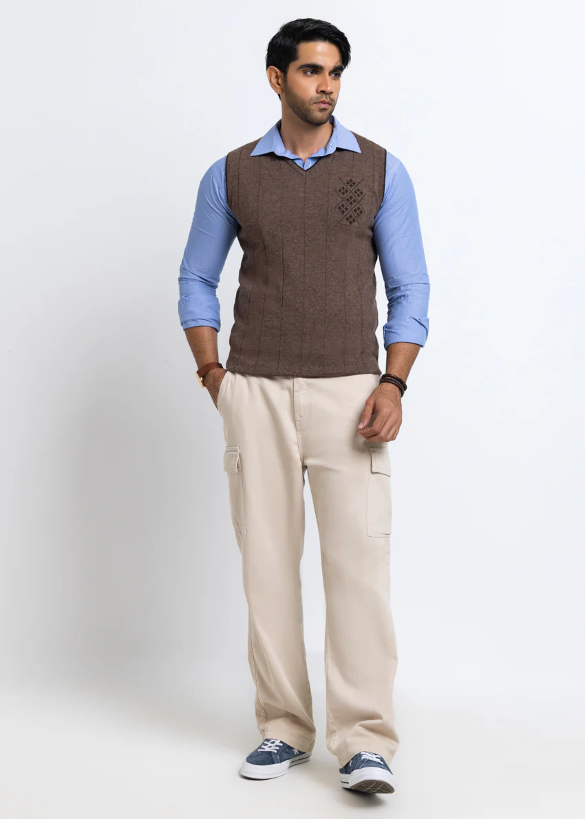 N-Sand-V-Neck Sando Sweater (652-14) - Image 3