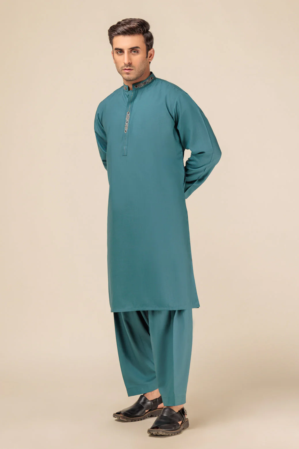AEGEAN-BLENDED-KURTA SHALWAR - (KSRW23-002) - Image 3