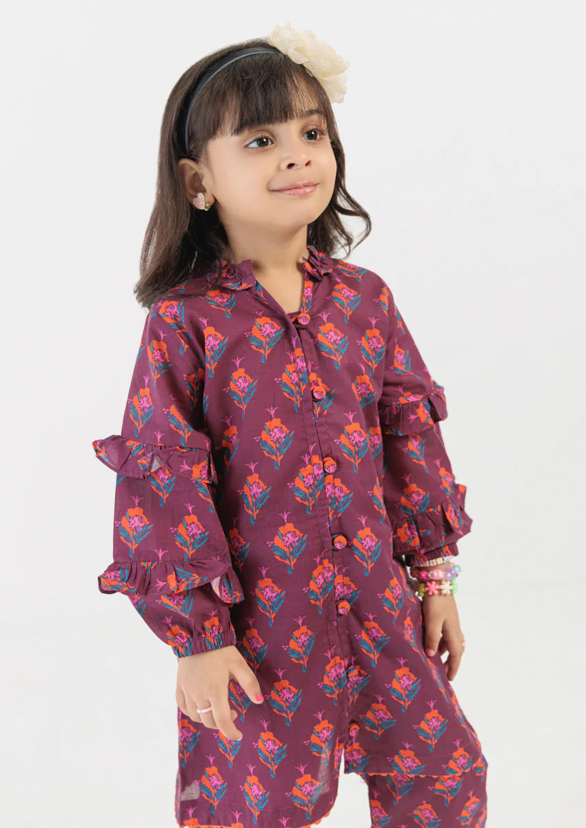 Plum-Cambric-2 Piece (GPS25P2035) - Image 6