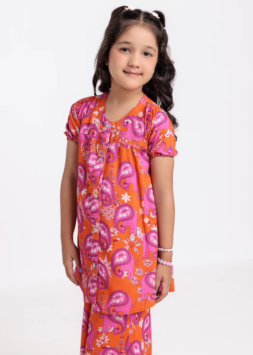 Orange-Viscose-2 Piece (GPSTPBS25BG8S2) - Image 4