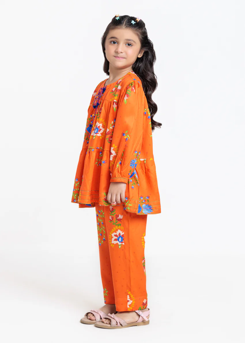 Orange-Viscose-2 Piece (GPSTPBW25BG9O19) - Image 3