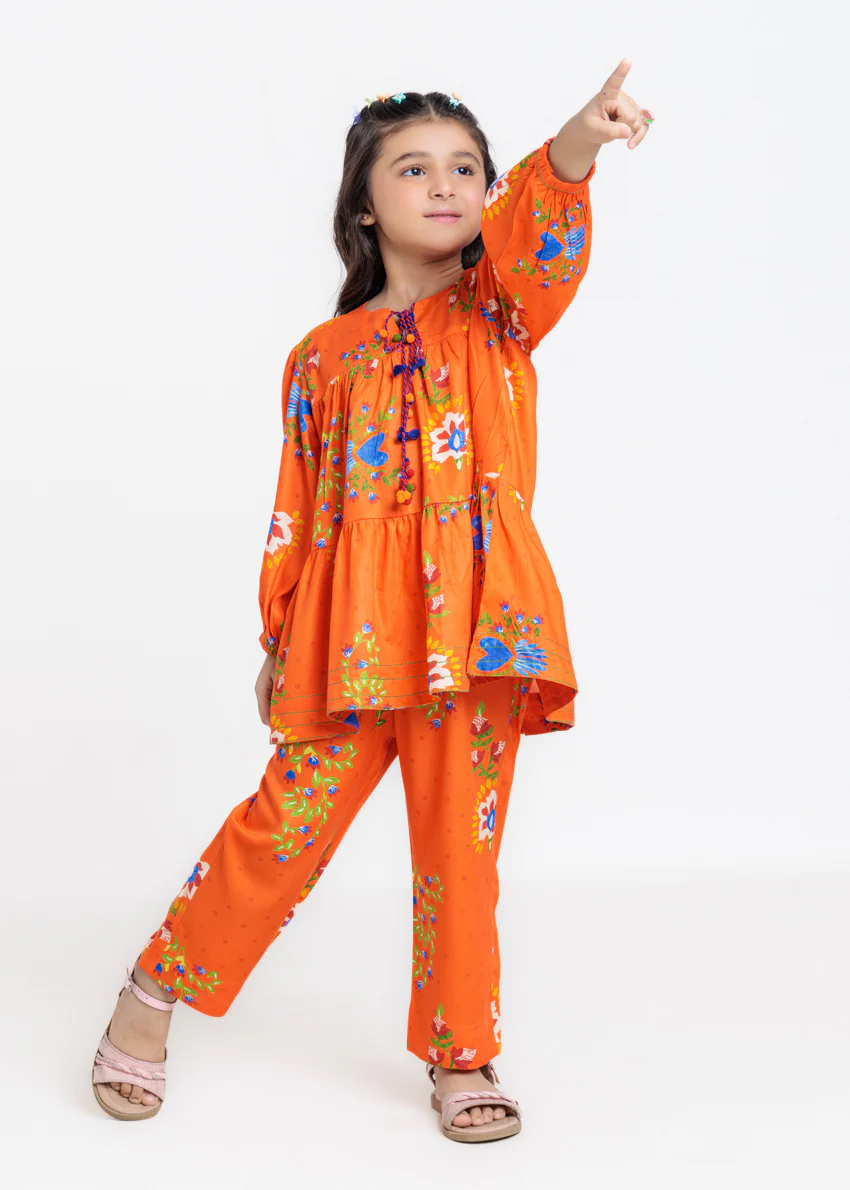 Orange-Viscose-2 Piece (GPSTPBW25BG9O19) - Image 4