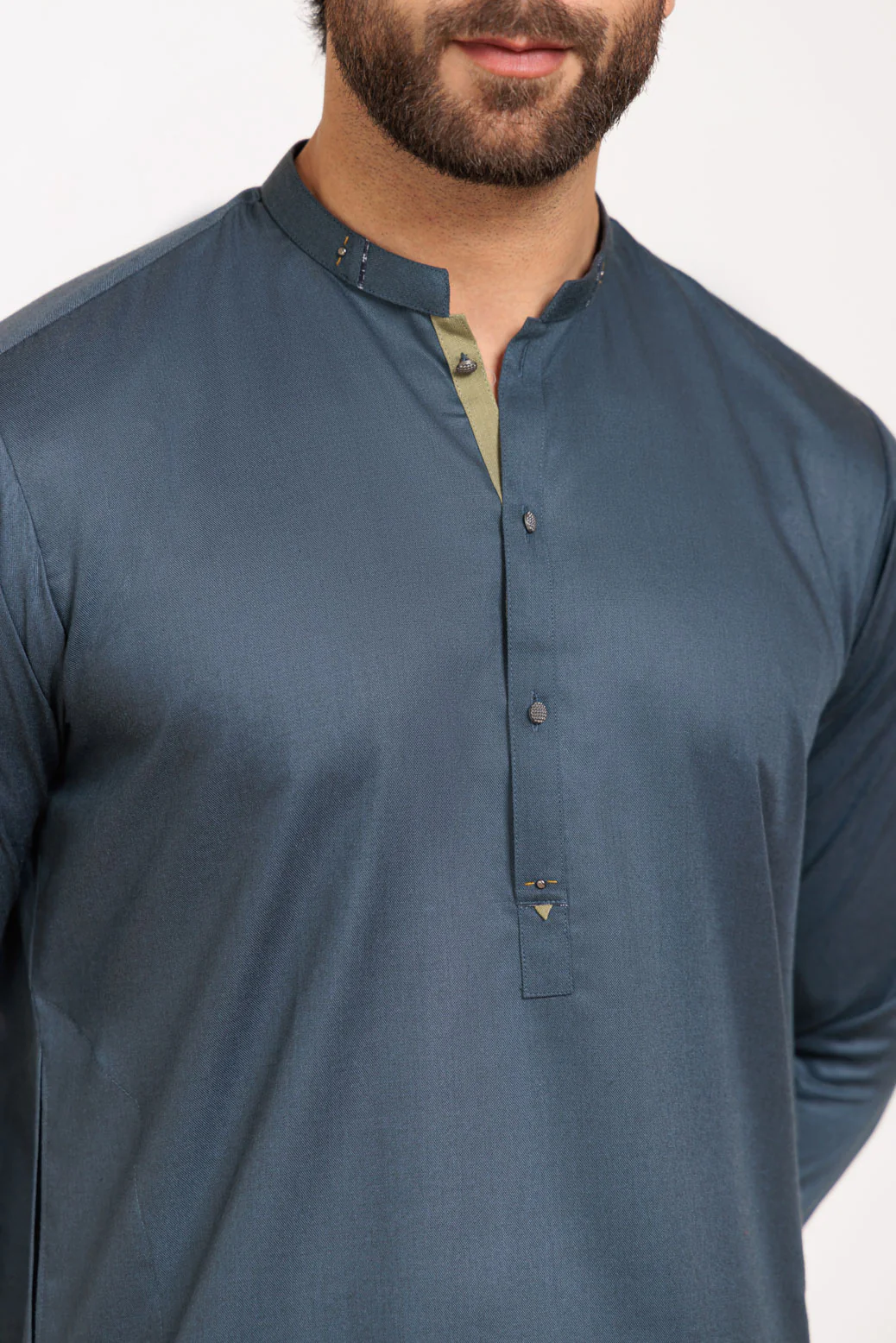 S-GREEN-BLENDED-KURTA TROUSER - (KSW24-029) - Image 4