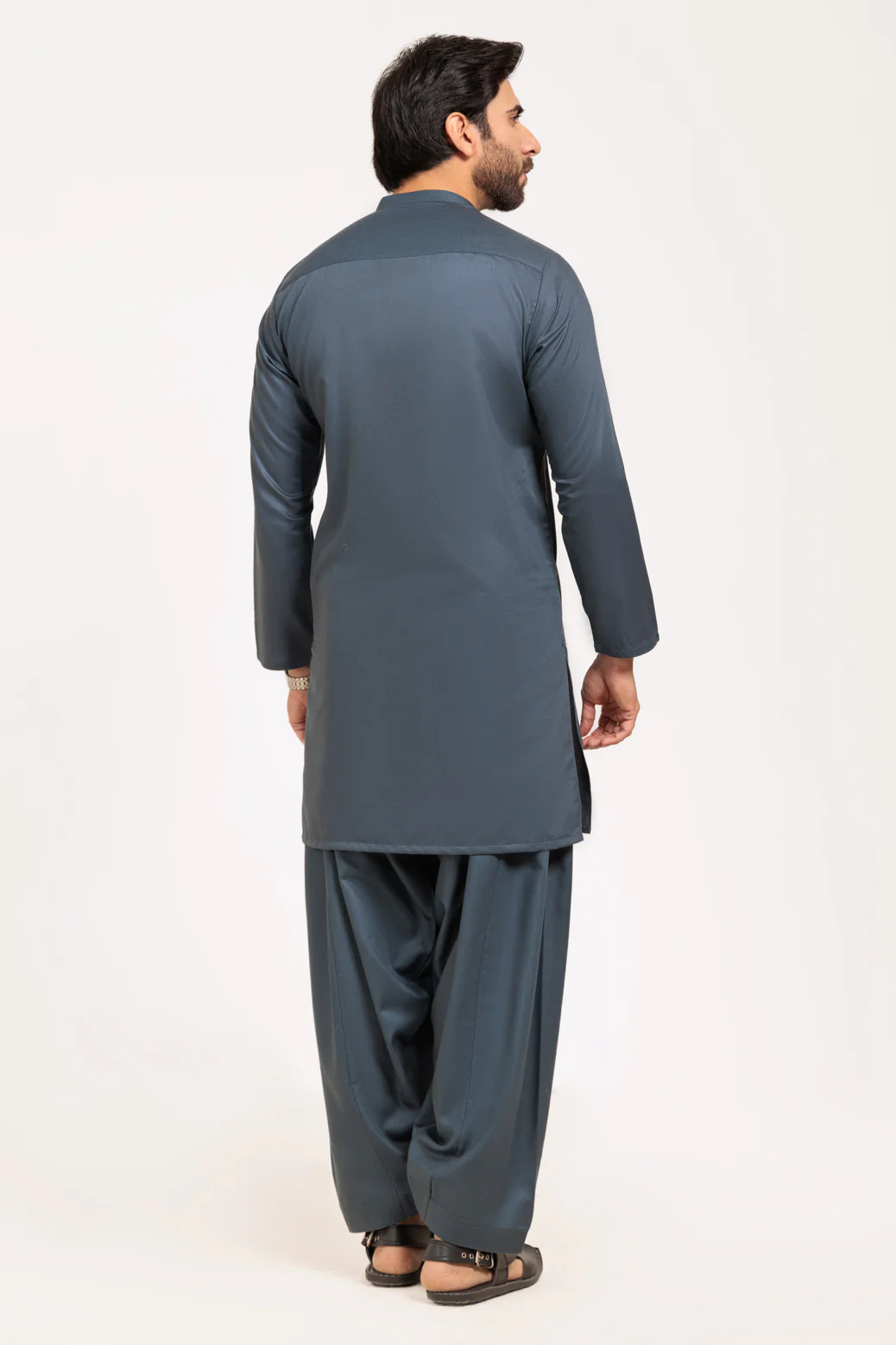 S-GREEN-BLENDED-KURTA TROUSER - (KSW24-029) - Image 5