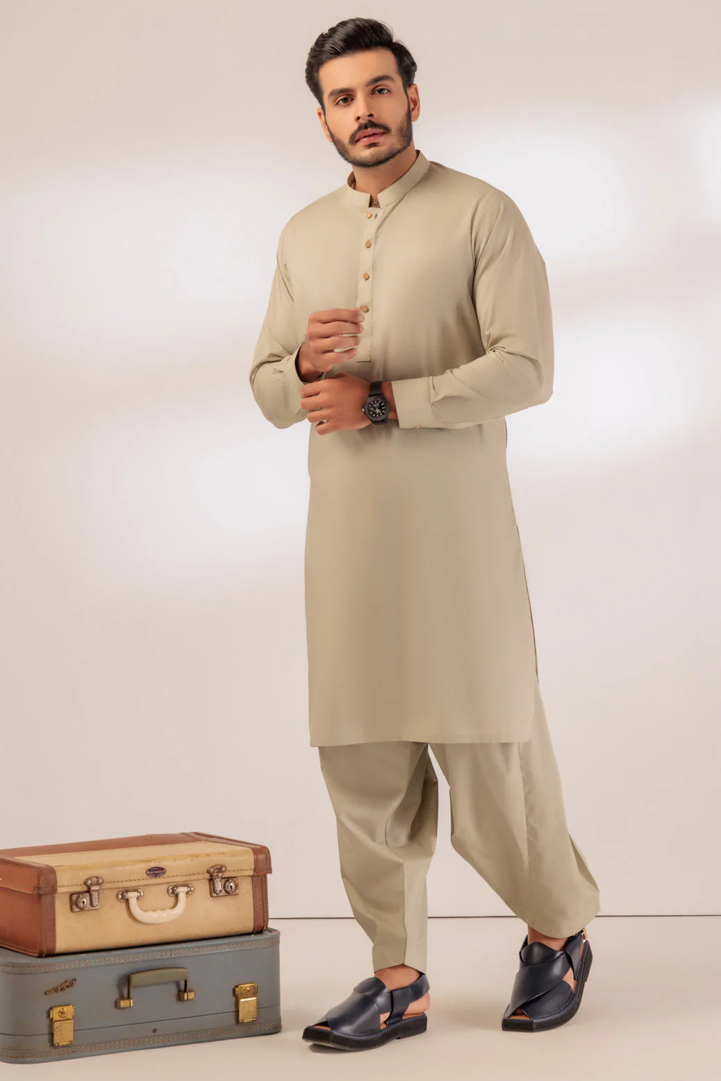 MINT-COTTON-KURTA SHALWAR - (KSRR24-015) - Image 3