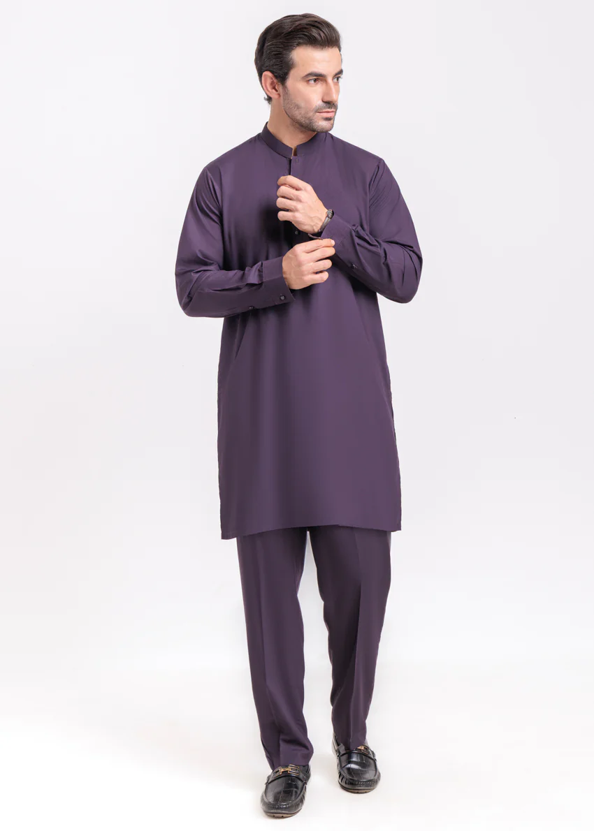 C-Grape-Blended-Kurta Trouser - (MPS25KPS2047) - Image 3