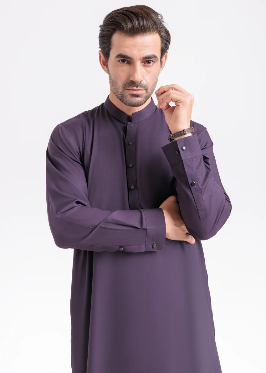 C-Grape-Blended-Kurta Trouser - (MPS25KPS2047) - Image 4