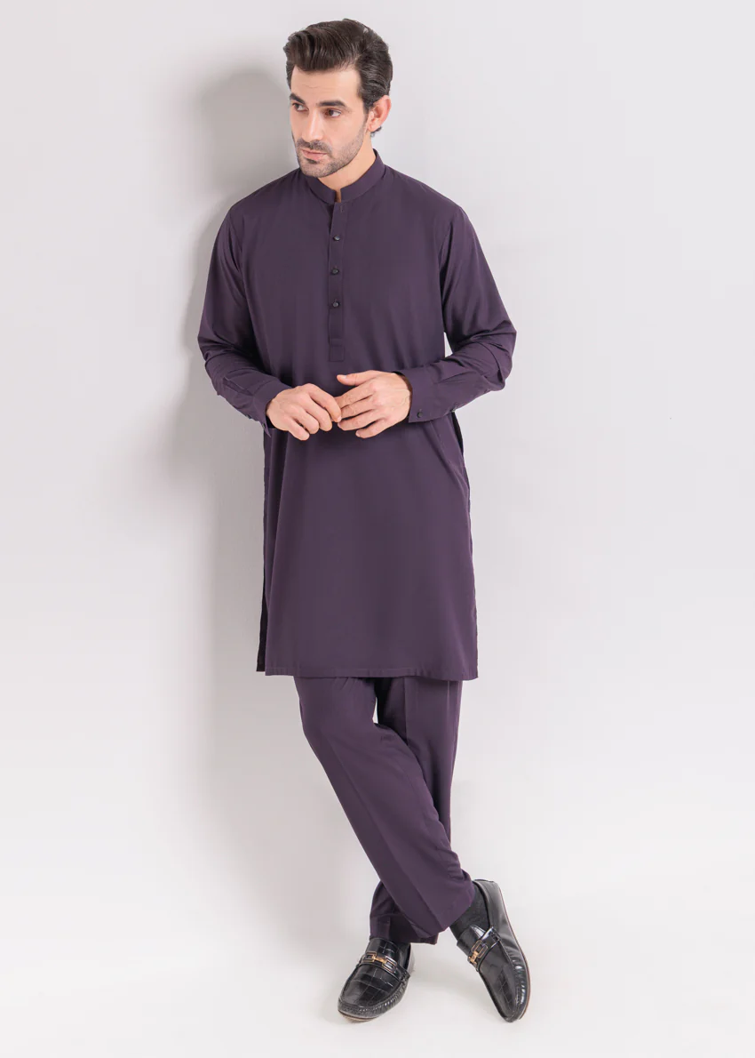 C-Grape-Blended-Kurta Trouser - (MPS25KPS2047) - Image 6