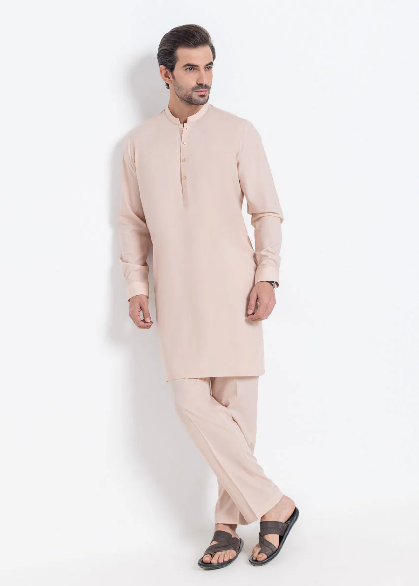 L-Peach-Blended-Kurta Trouser - (MPS25SSS2080) - Image 3