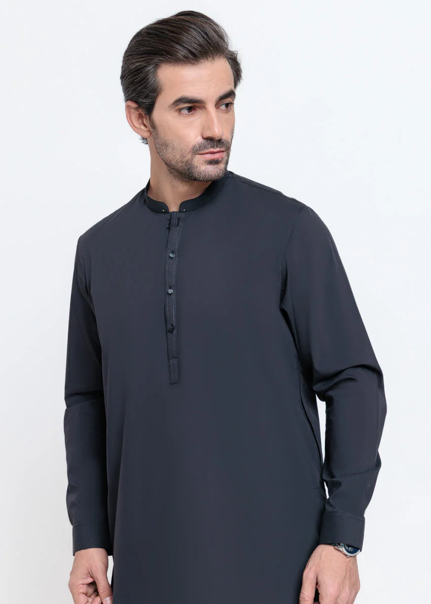 Black-Blended-Shalwar Suit - (MPS25SSS2083) - Image 4