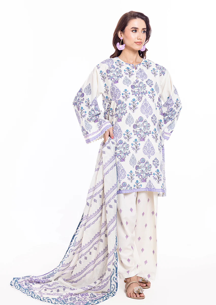 Cream- Cotton-3 Piece (WU3PPBS25SO6J33P) - Image 4